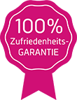 100 % Zufriedenheitsgarantie