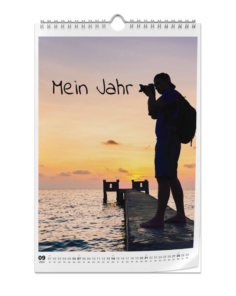 Fotokalender A4 Hoch Raster