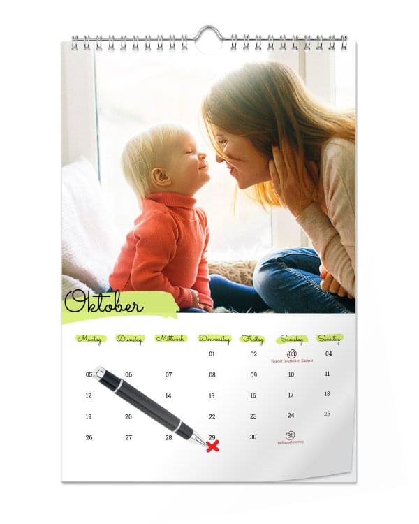 Wandterminkalender A4 Hoch Matt