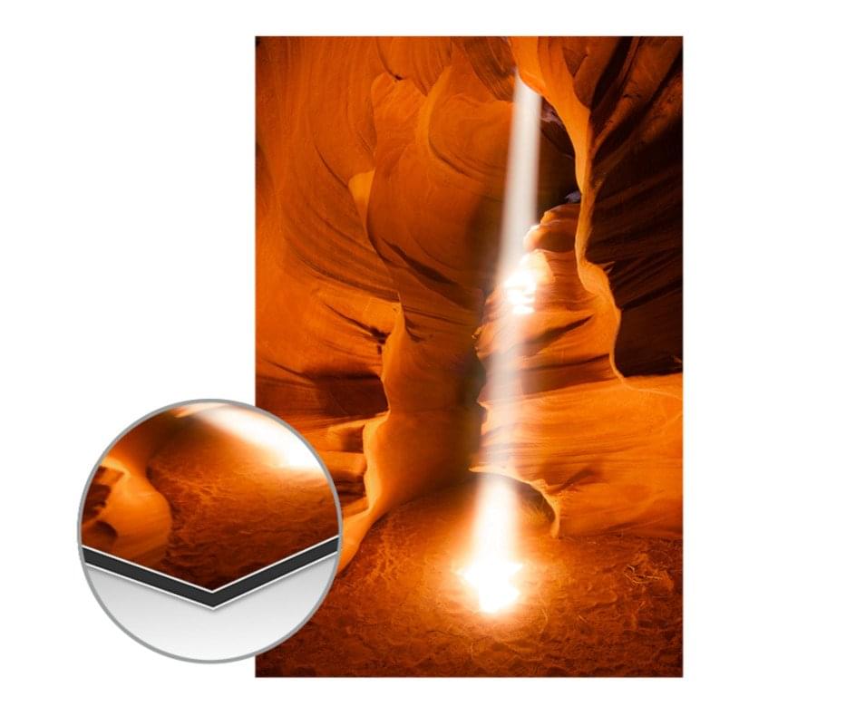 Poster auf Alu-Dibond 80 x 60 Hoch