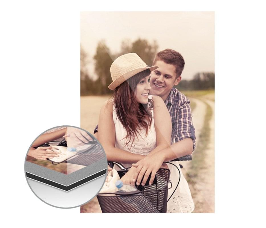Poster auf Alu-Dibond hinter Acryl 75 x 50 Hoch